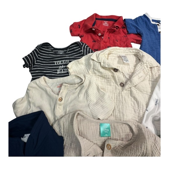 Baby Clothes Bundle‎ 12-24 Months Vest Shirts Romper Bodysuits Set Old Navy - Picture 4 of 15